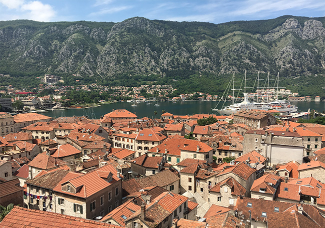 Kotor von oben